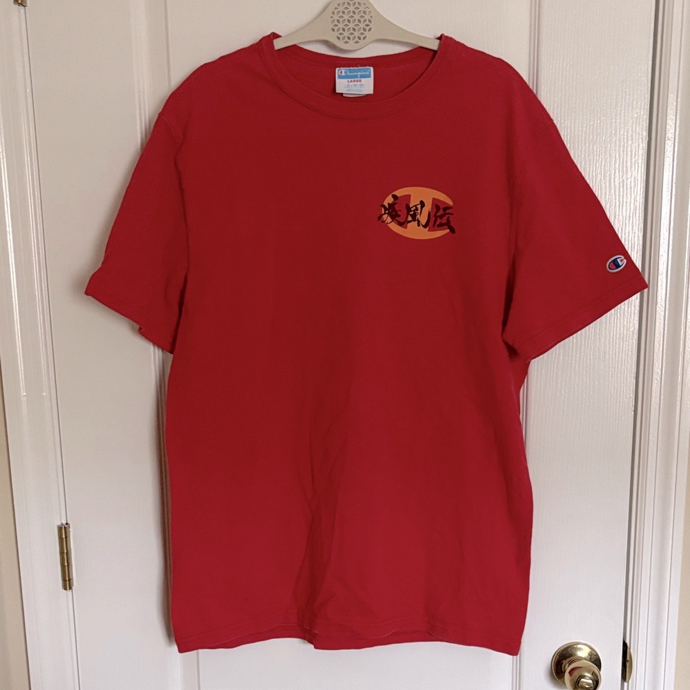 Champion Naruto Collab Red Men's T-Shirt